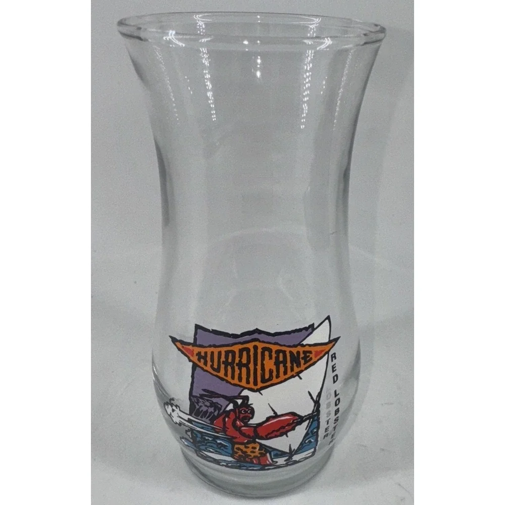 Red Lobster Hurricane‎ Drinking Glass Surfing 20oz 7